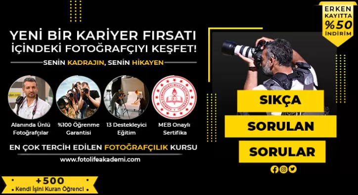 Fotoğraf Akademi Fotoğrafçılık Kursu Sonrası Öğrencilerin En Çok Sorduğu Sorular