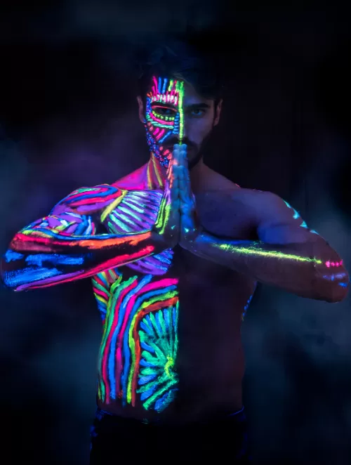 uv ışıkta portre çekim kursu